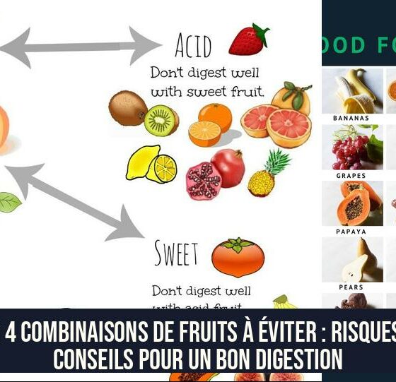 Les 4 Combinaisons de Fruits à Éviter : Risques et Conseils pour un Bon Digestion