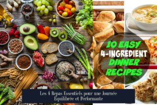 Les 4 Repas Essentiels pour une Journée Équilibrée et Performante