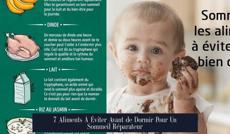 7 Aliments À Éviter Avant de Dormir Pour Un Sommeil Réparateur