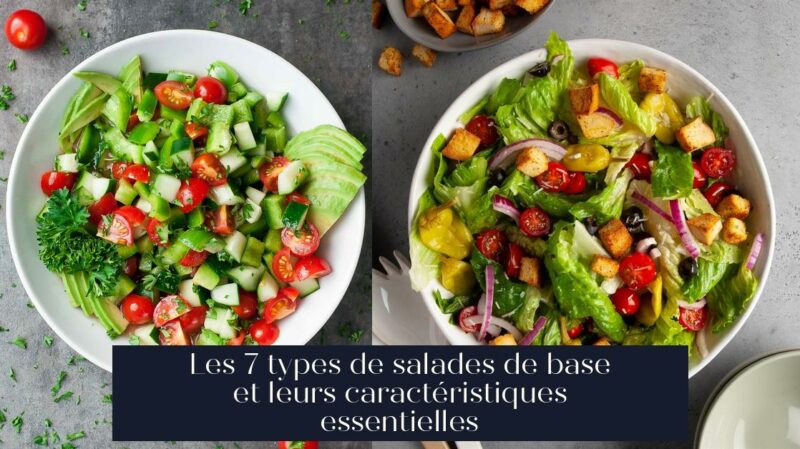 Les 7 types de salades de base et leurs caractéristiques essentielles