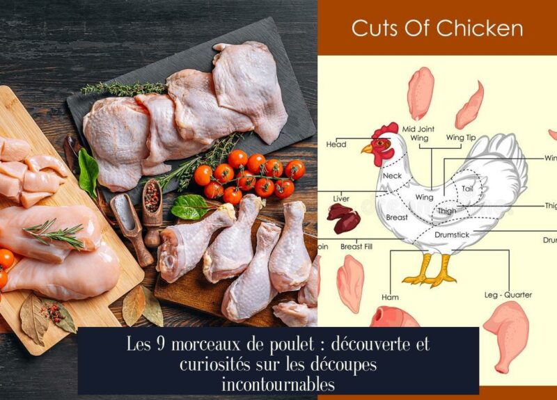 Les 9 morceaux de poulet : découverte et curiosités sur les découpes incontournables