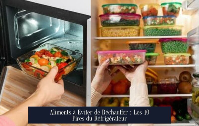 Aliments à Éviter de Réchauffer : Les 10 Pires du Réfrigérateur