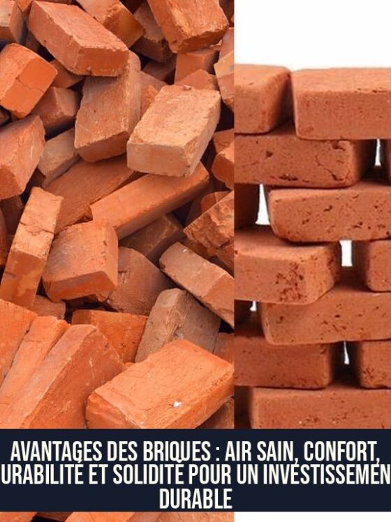 Avantages des briques : air sain, confort, durabilité et solidité pour un investissement durable