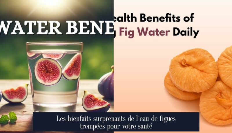 Les bienfaits surprenants de l'eau de figues trempées pour votre santé