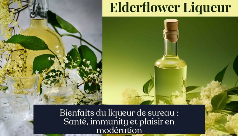 Bienfaits du liqueur de sureau : Santé, immunity et plaisir en modération
