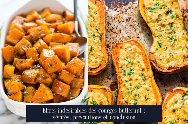 Effets indésirables des courges butternut : vérités, précautions et conclusion