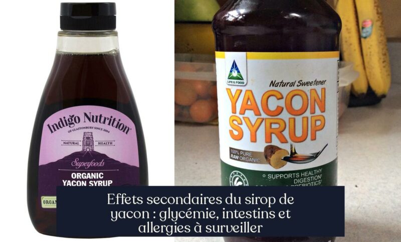Effets secondaires du sirop de yacon : glycémie, intestins et allergies à surveiller