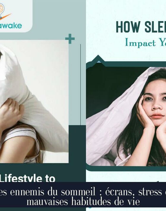 Les ennemis du sommeil : écrans, stress et mauvaises habitudes de vie