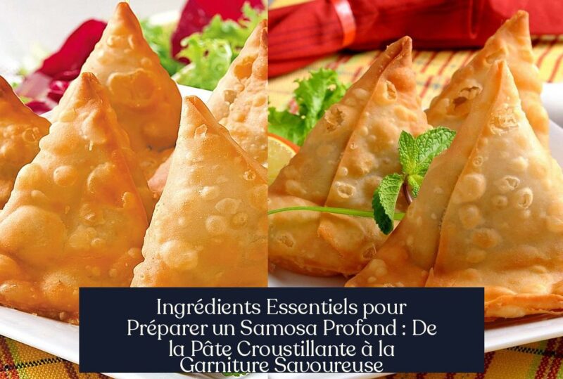 Ingrédients Essentiels pour Préparer un Samosa Profond : De la Pâte Croustillante à la Garniture Savoureuse