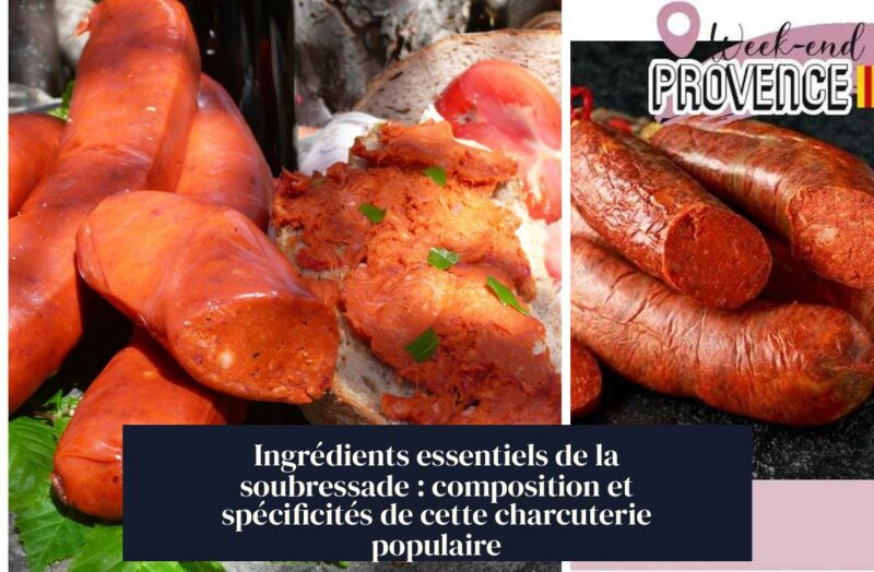 Ingrédients essentiels de la soubressade : composition et spécificités de cette charcuterie populaire