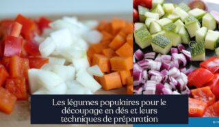Les légumes populaires pour le découpage en dés et leurs techniques de préparation