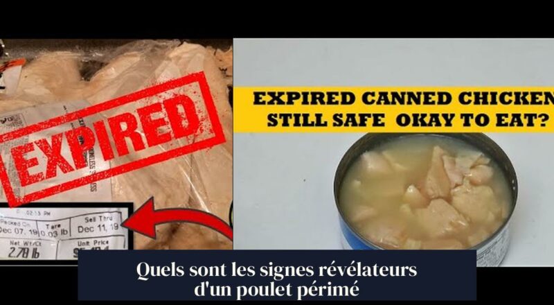 Quels sont les signes révélateurs d'un poulet périmé