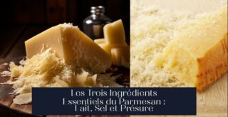 Les Trois Ingrédients Essentiels du Parmesan : Lait, Sel et Présure