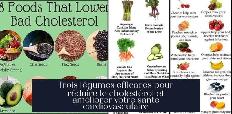 Trois légumes efficaces pour réduire le cholestérol et améliorer votre santé cardiovasculaire