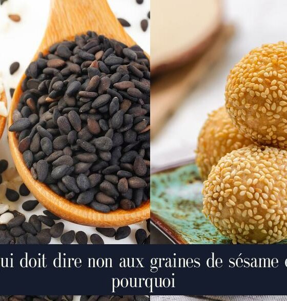 Qui doit dire non aux graines de sésame et pourquoi
