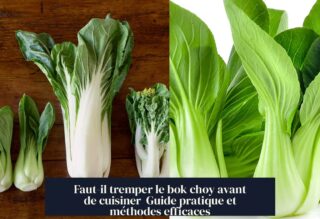 Faut-il tremper le bok choy avant de cuisiner Guide pratique et méthodes efficaces