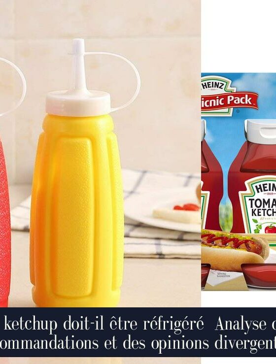 Le ketchup doit-il être réfrigéré Analyse des recommandations et des opinions divergentes.