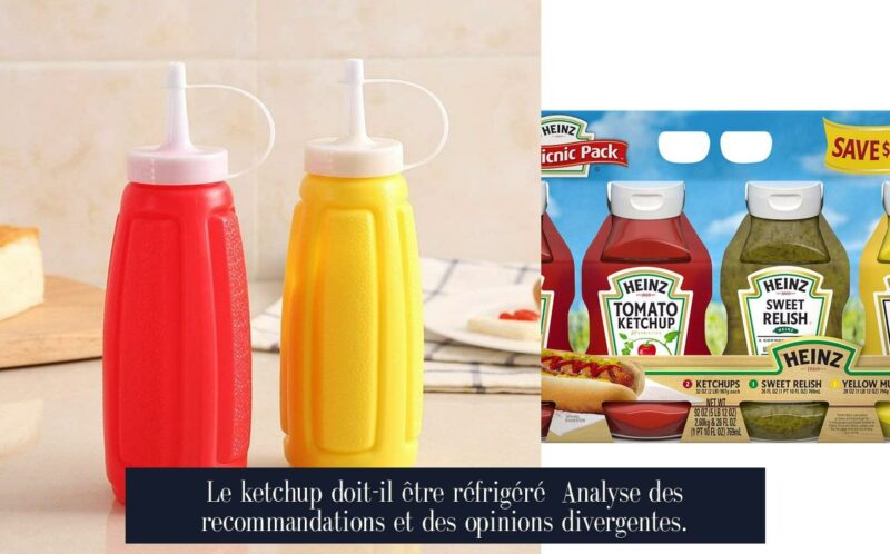 Le ketchup doit-il être réfrigéré Analyse des recommandations et des opinions divergentes.