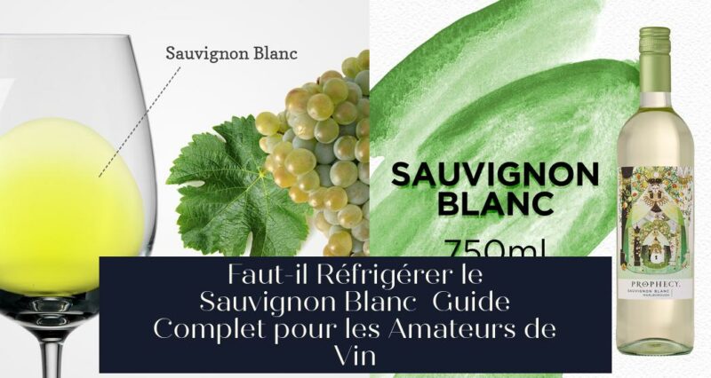 Faut-il Réfrigérer le Sauvignon Blanc Guide Complet pour les Amateurs de Vin
