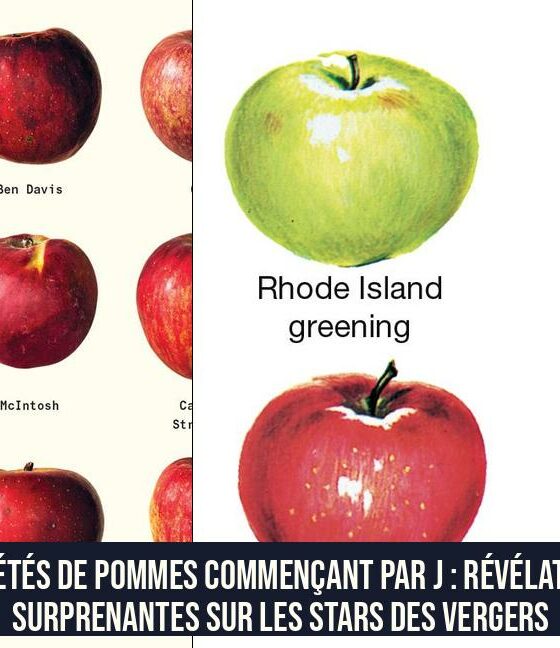 Variétés de pommes commençant par J : révélations surprenantes sur les stars des vergers