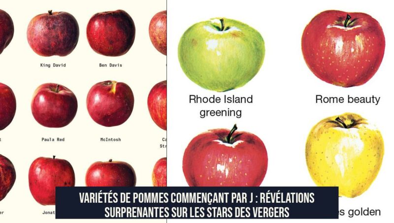 Variétés de pommes commençant par J : révélations surprenantes sur les stars des vergers