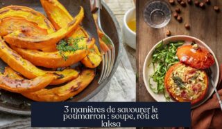 3 manières de savourer le potimarron : soupe, rôti et laksa