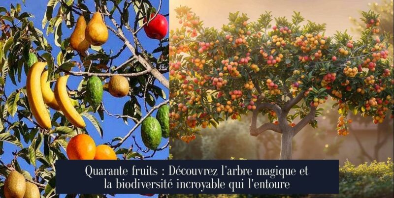 Quarante fruits : Découvrez l'arbre magique et la biodiversité incroyable qui l'entoure
