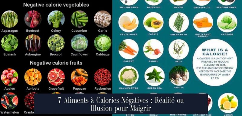 7 Aliments à Calories Négatives : Réalité ou Illusion pour Maigrir