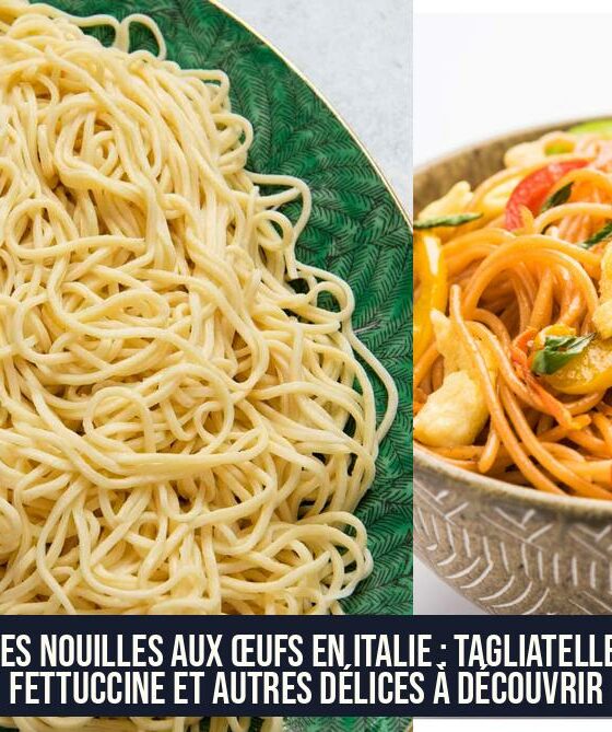 Les nouilles aux œufs en Italie : Tagliatelle, Fettuccine et autres délices à découvrir