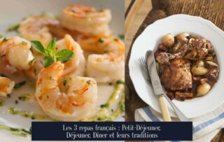 Les 3 repas français : Petit-Déjeuner, Déjeuner, Dîner et leurs traditions