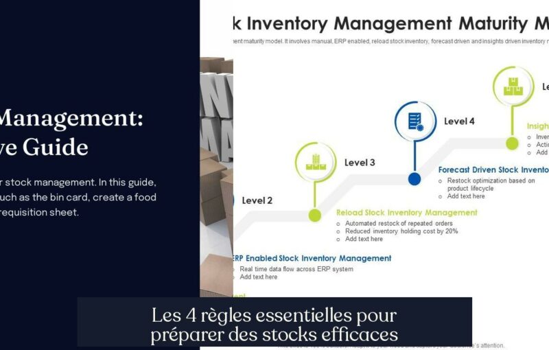 Les 4 règles essentielles pour préparer des stocks efficaces