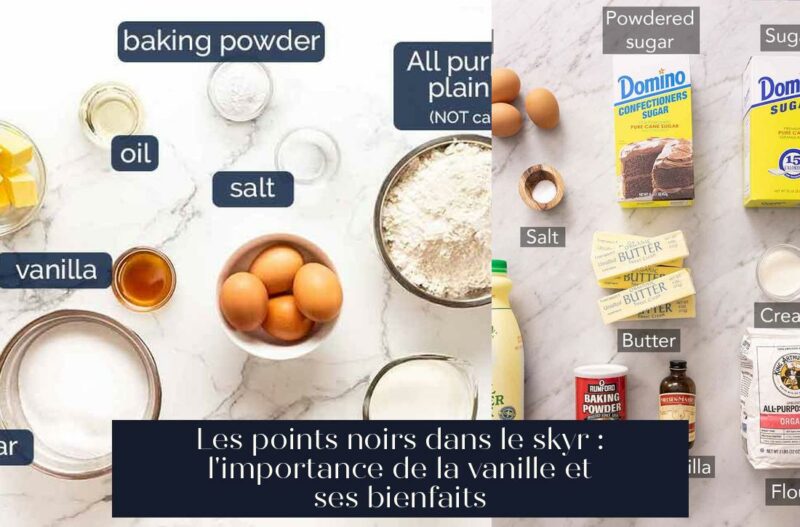 Les points noirs dans le skyr : l'importance de la vanille et ses bienfaits