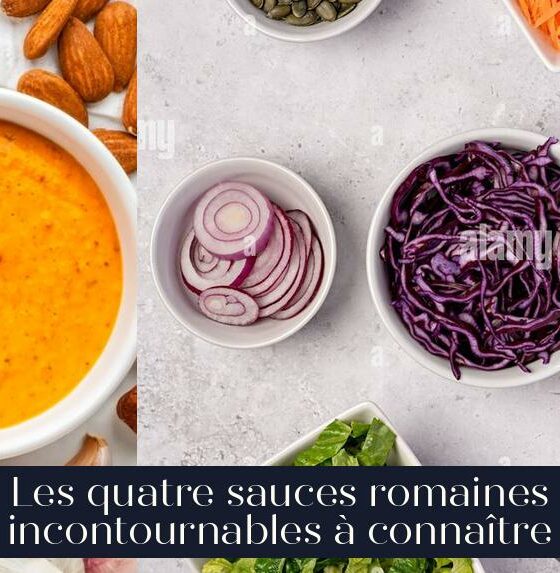 Les quatre sauces romaines incontournables à connaître