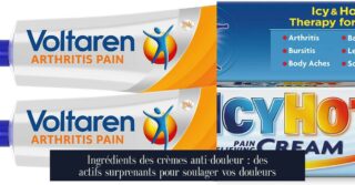 Ingrédients des crèmes anti-douleur : des actifs surprenants pour soulager vos douleurs