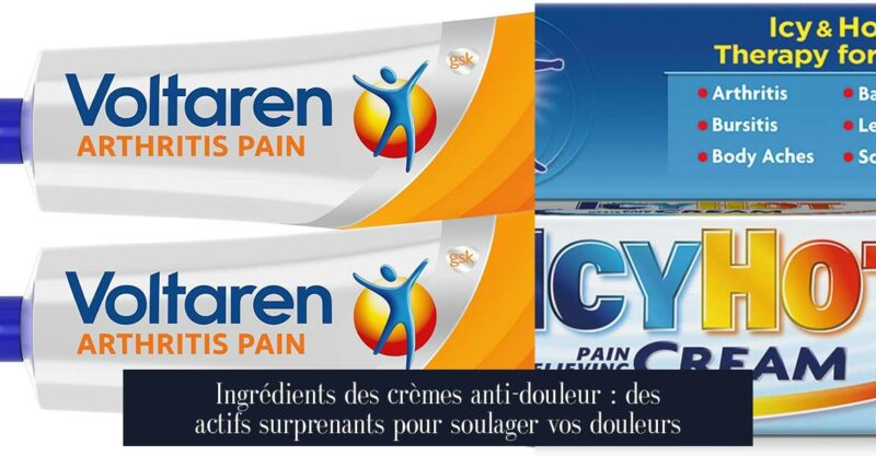 Ingrédients des crèmes anti-douleur : des actifs surprenants pour soulager vos douleurs