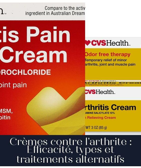 Crèmes contre l'arthrite : Efficacité, types et traitements alternatifs