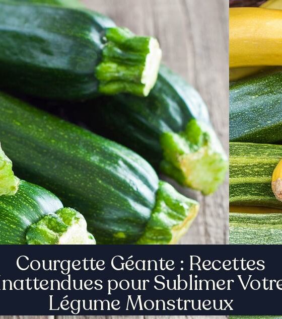 Courgette Géante : Recettes Inattendues pour Sublimer Votre Légume Monstrueux