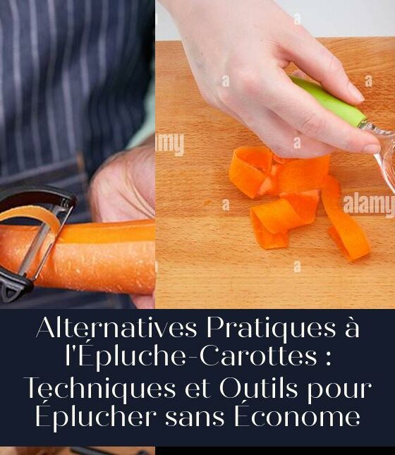 Alternatives Pratiques à l'Épluche-Carottes : Techniques et Outils pour Éplucher sans Économe