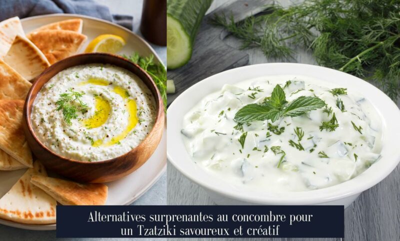 Alternatives surprenantes au concombre pour un Tzatziki savoureux et créatif