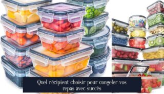 Quel récipient choisir pour congeler vos repas avec succès