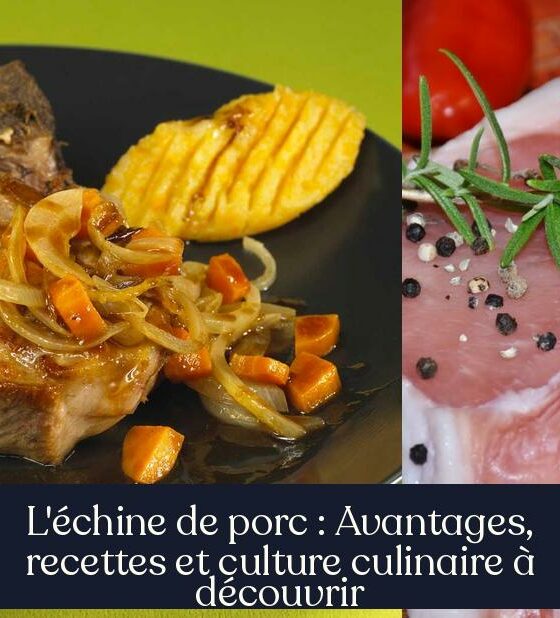 L'échine de porc : Avantages, recettes et culture culinaire à découvrir