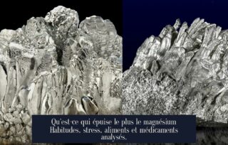 Qu'est-ce qui épuise le plus le magnésium Habitudes, stress, aliments et médicaments analysés.