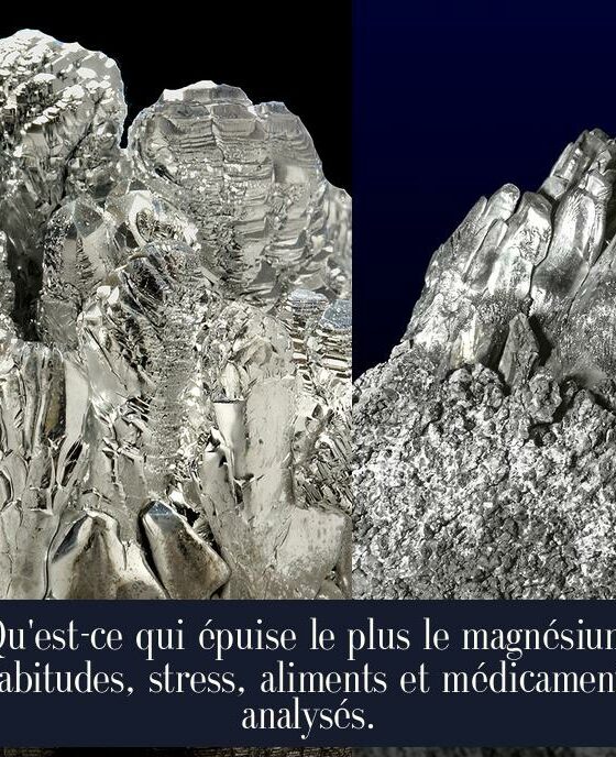 Qu'est-ce qui épuise le plus le magnésium Habitudes, stress, aliments et médicaments analysés.