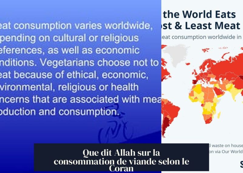 Que dit Allah sur la consommation de viande selon le Coran