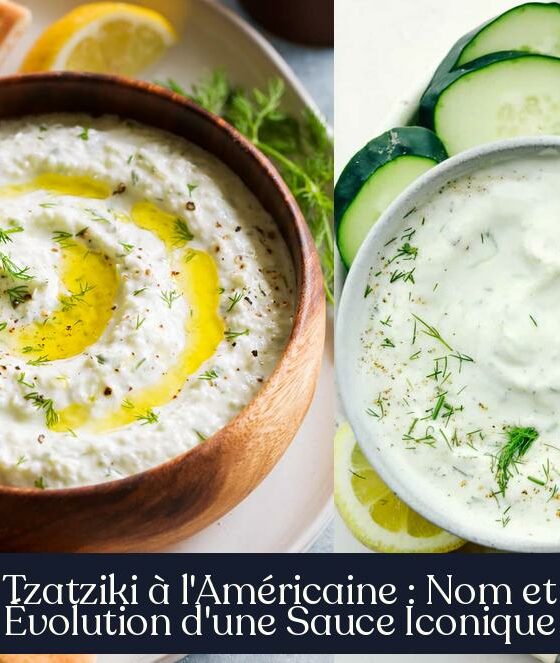 Tzatziki à l'Américaine : Nom et Évolution d'une Sauce Iconique