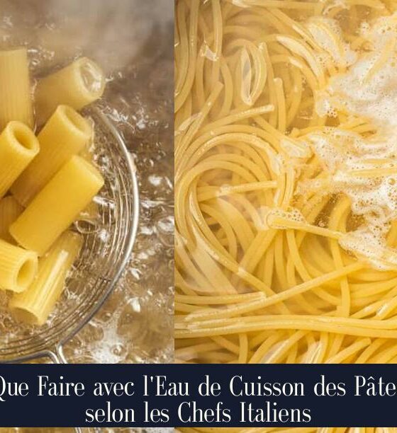 Que Faire avec l'Eau de Cuisson des Pâtes selon les Chefs Italiens