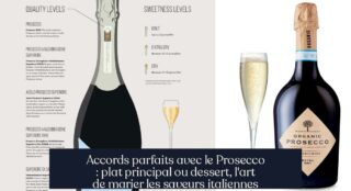 Accords parfaits avec le Prosecco : plat principal ou dessert, l'art de marier les saveurs italiennes