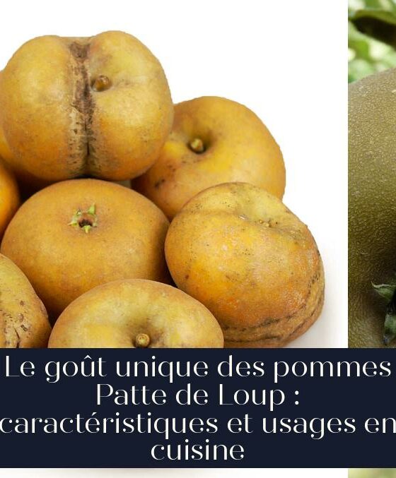 Le goût unique des pommes Patte de Loup : caractéristiques et usages en cuisine
