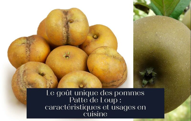 Le goût unique des pommes Patte de Loup : caractéristiques et usages en cuisine