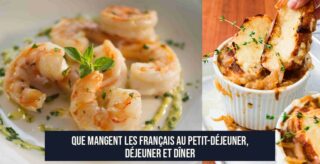 Que mangent les Français au petit-déjeuner, déjeuner et dîner